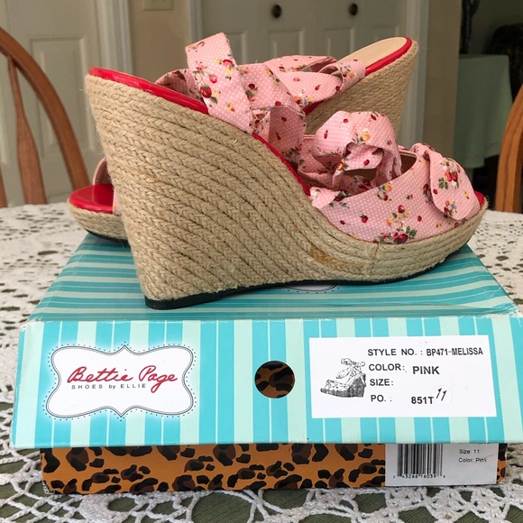 Bettie Page Shoes - Bettie Page wedges